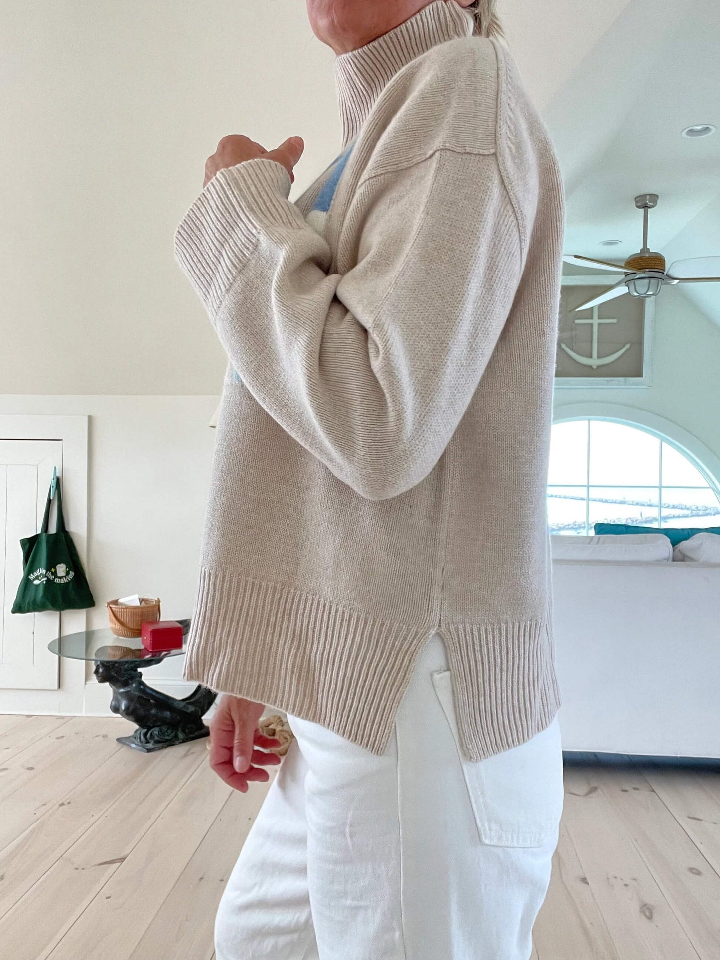 SKI™ | Suéter Retro de Cachemir con cuello alto