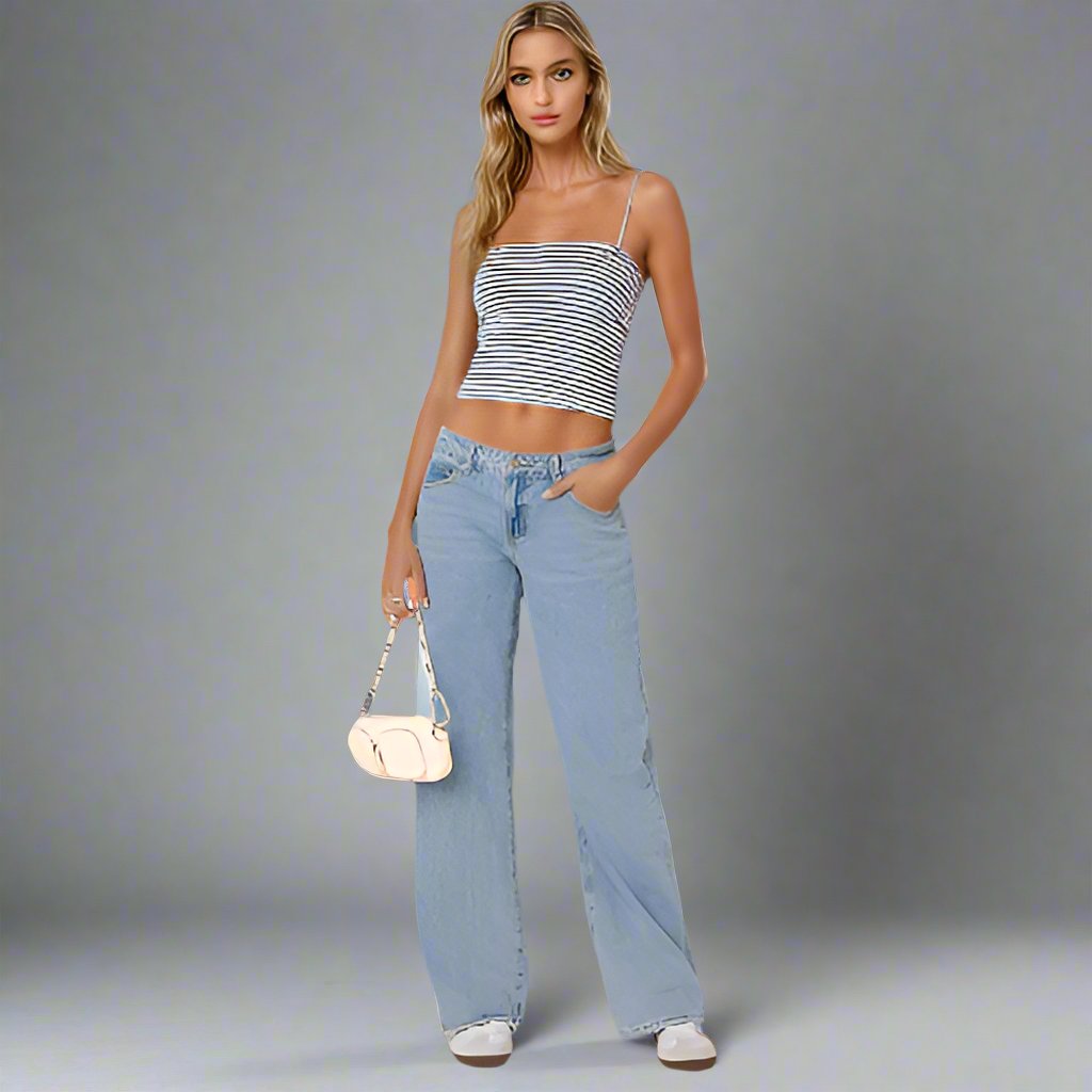 EVOCCA™ | Jeans modelo corte bajo clásico