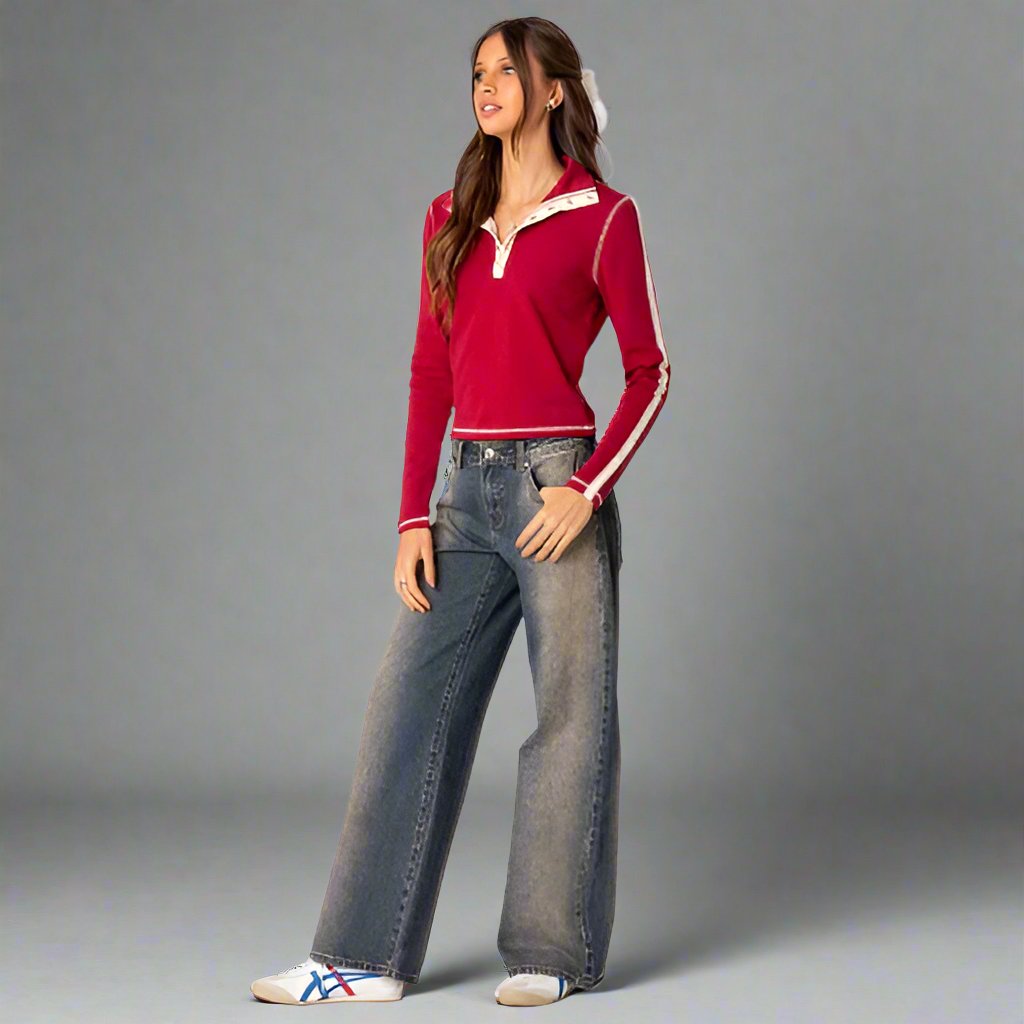 EVOCCA™ | Jeans modelo corte bajo clásico