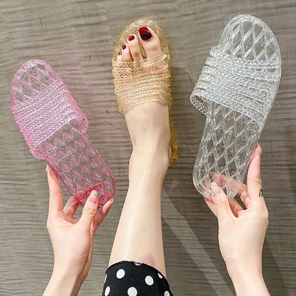 Área de beneficios mensuales:Zapatos de cristal antideslizantes y antiolores✨