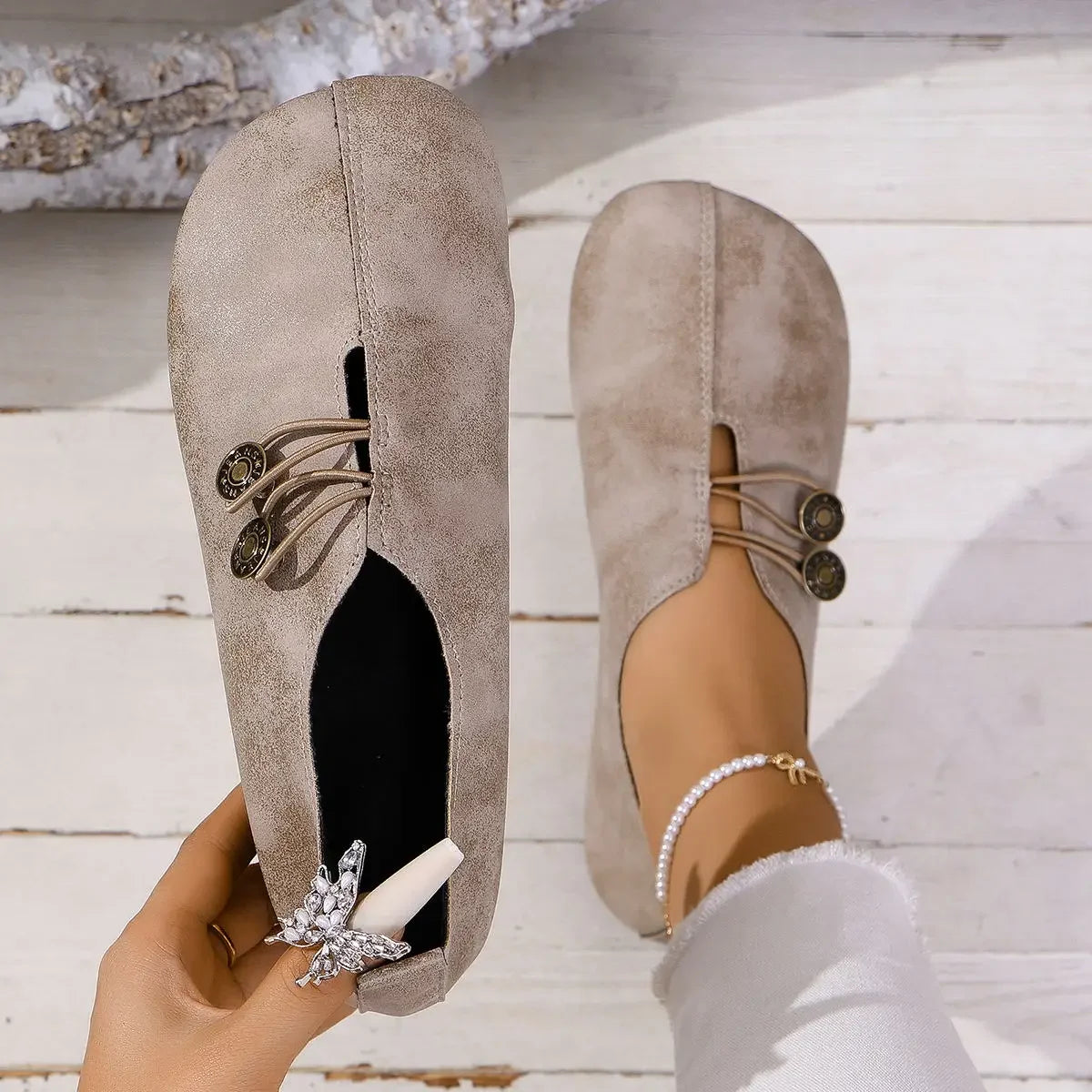 Zapatos de Cuero Diseño Barefoot | SERRA™️