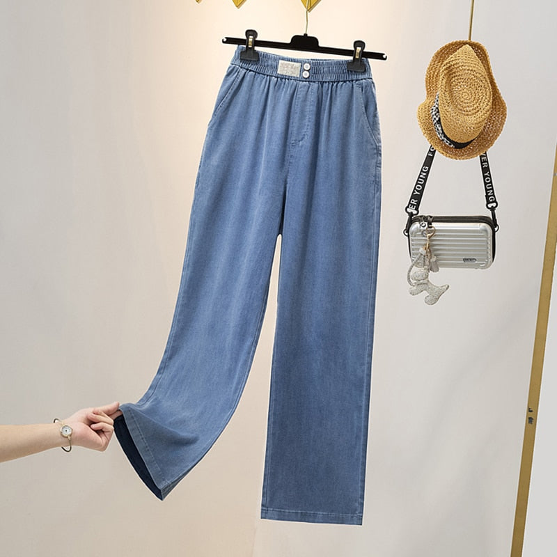 SONIA™ | Pantalón Elástico Vaquero