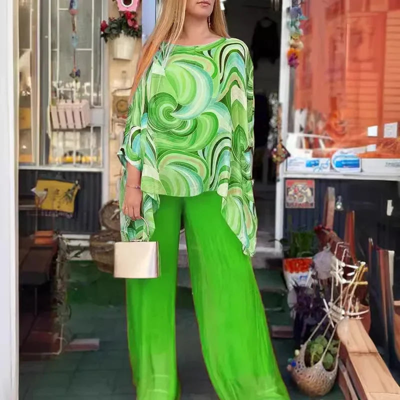 Conjunto Dos Piezas Blusa y Pantalón | VICTORIA™