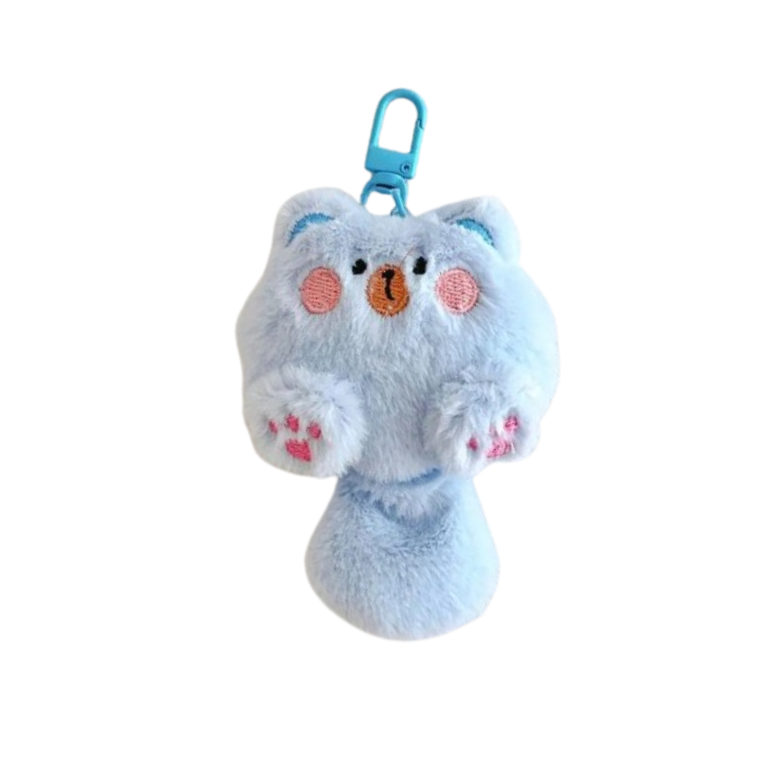 Pequeluche Gatito Azul Accesorio Bolso