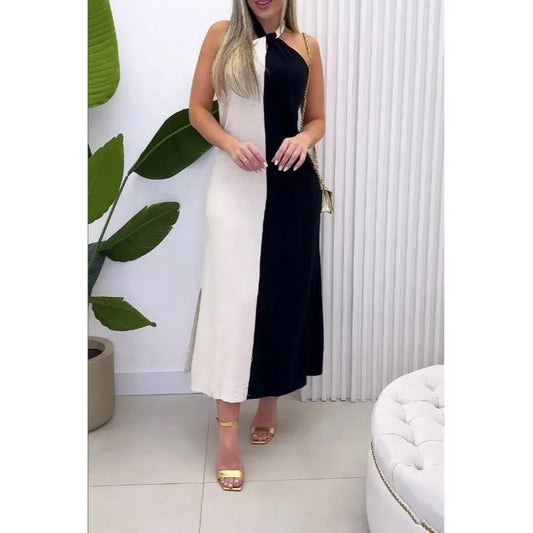 Vestido Largo Bicolor | AMICI™️