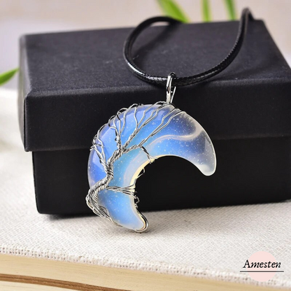 Collar Luna con Árbol de la Vida | AROUSA™