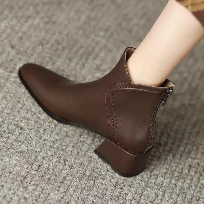 Botas de cuero con tacón | SAMIRA™️