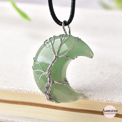 Collar Luna con Árbol de la Vida | AROUSA™